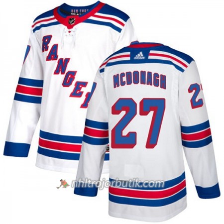 Dame Ishockey New York Rangers Tröja Ryan McDonagh 27 Adidas 2017-2018 Vit Authentic